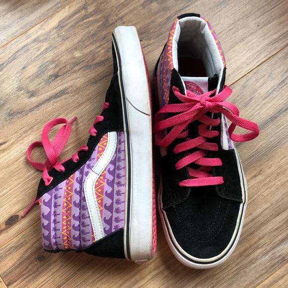 girls purple vans